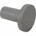 Bsc Preferred Steel Flat Head Solid Rivets 3/8 Diameter for 0.563 Maximum Material Thickness, 20PK 97032A393
